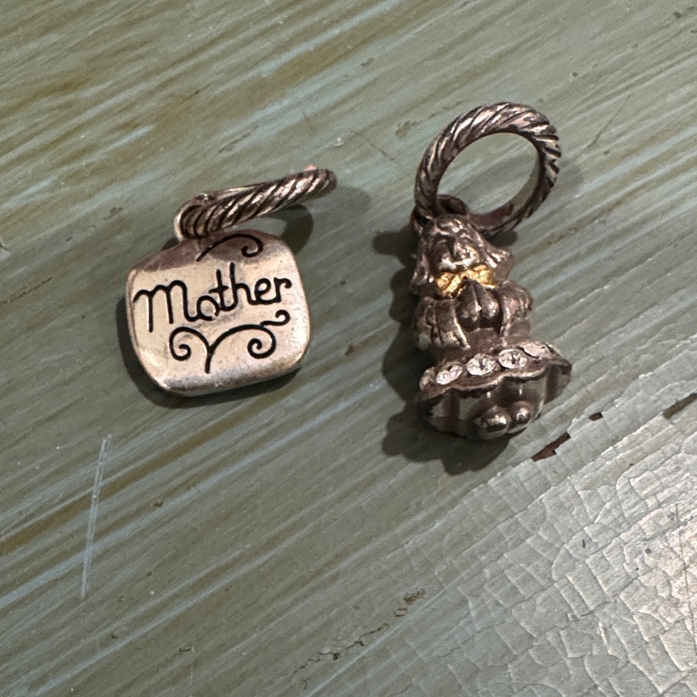 Silver Mother Charm Set